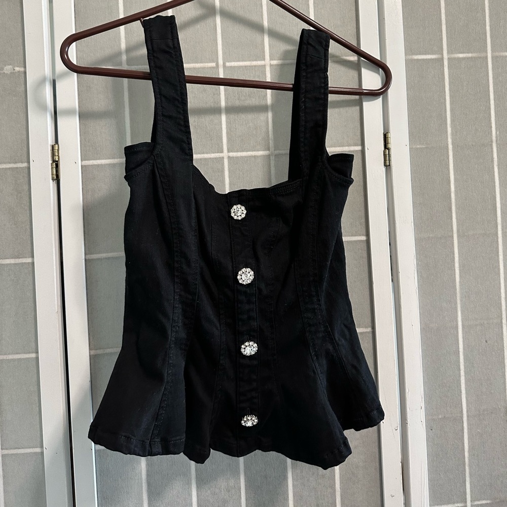 GUESS formal black top size XS